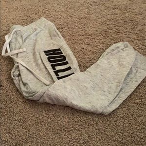 Grey sweatpants